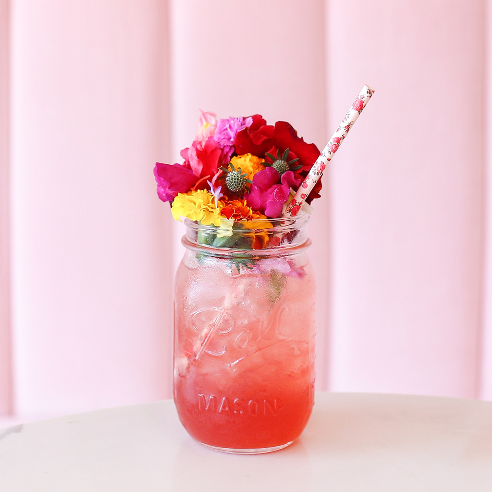 Pink mojito, a delicious recipe by Del Monte