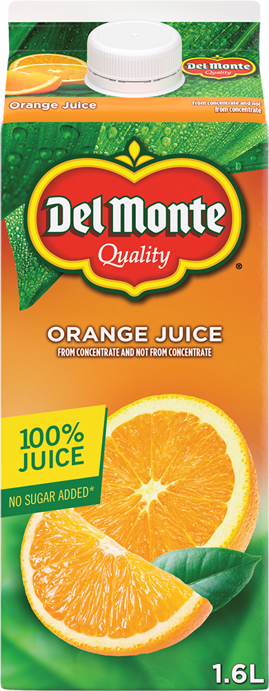 DEL MONTE                      ORANGE JUICE Gable Rex 1.6L