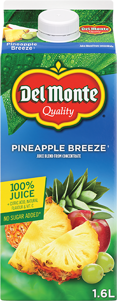 DEL MONTE                      PINEAPPLE BREEZE Gable Rex 1.6L