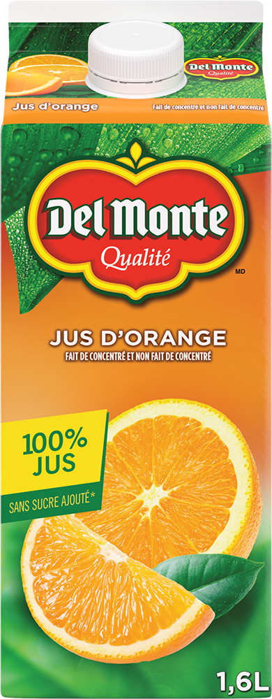 DEL MONTE JUS D'ORANGE Gable Rex 1.6L